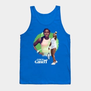 Coco Gauff anime cartoon Tank Top